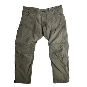 KUHL Liberator Stealth Convertible Hiking Pants Shorts Men's Green Size 42 x 30